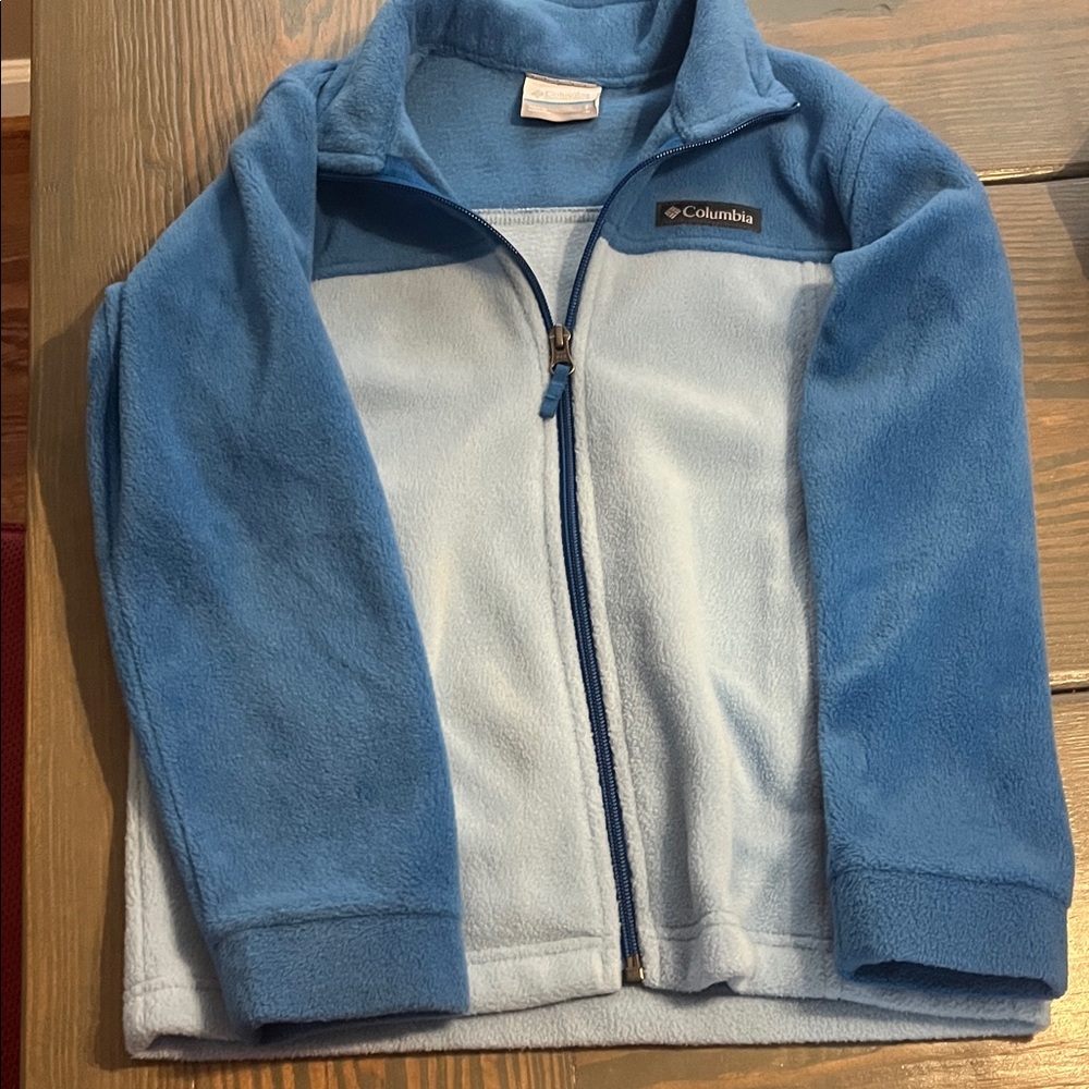 Columbia Two-Tone Blue Fleece Jacket